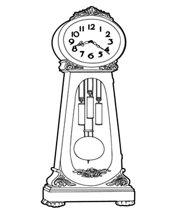 Grandfather clock how to draw grandfather clock coloring pages grandfather clock clock drawings coloring pages