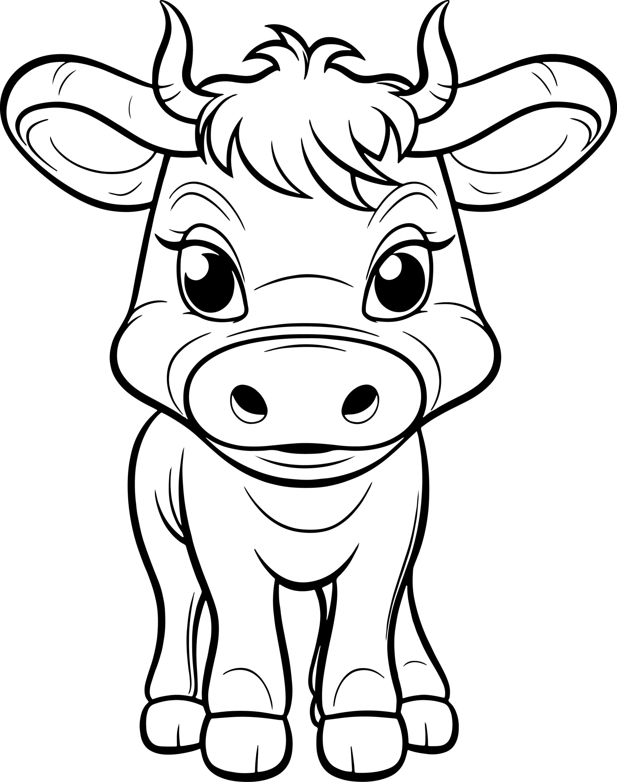 Cow coloring book cow coloring pages gift for cow lovers made by teachers