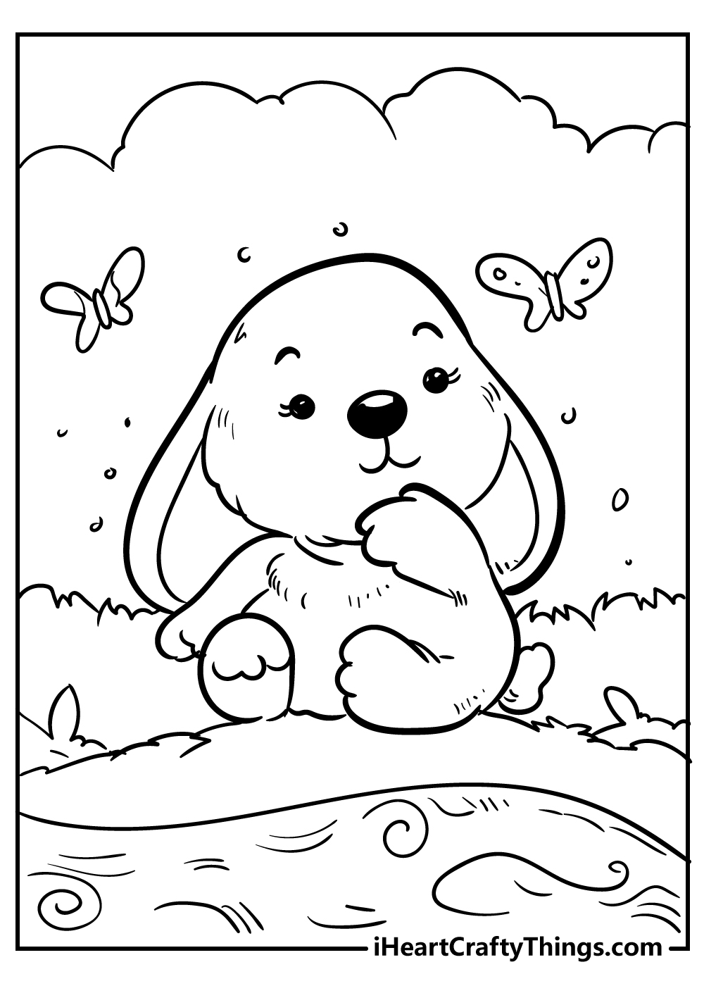 Cute animals coloring pages free printables