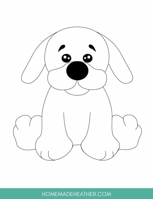 Free cute animal coloring pages homemade heather