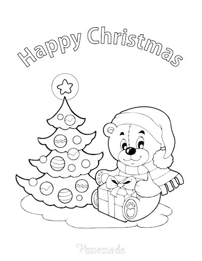 Free christmas coloring pages for kids adults christmas tree coloring page christmas coloring pages santa coloring pages