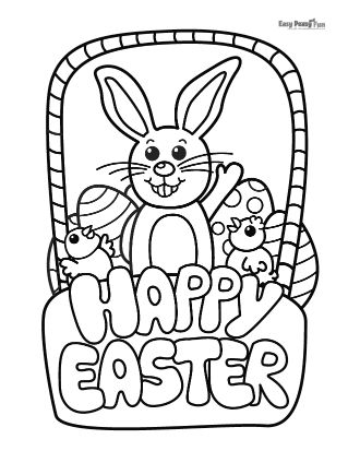 Easter coloring pages â printable coloring pages