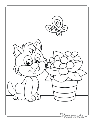 Free flower coloring pages for kids adults