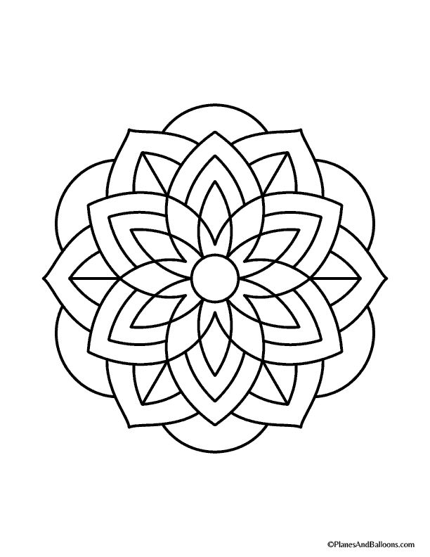 Easy mandala coloring pages that youll actually want to color simple mandala mandala coloring pages simple mandala design