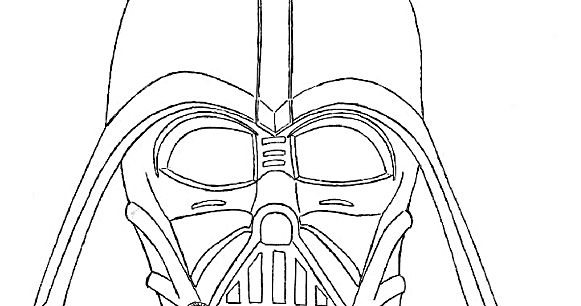 Kids coloring page cartoon drawings darth vader drawing coloring pages