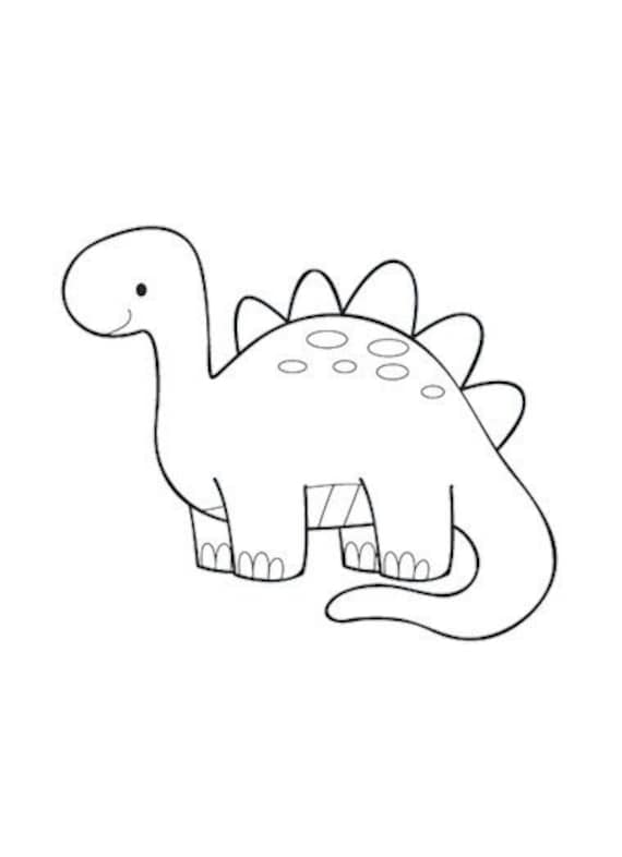 Dinosaur roar printable coloring in pages instant download fun dinosaur shapes