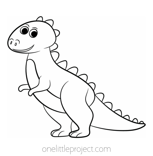 Dinosaur coloring pages free printable dinosaur coloring sheets