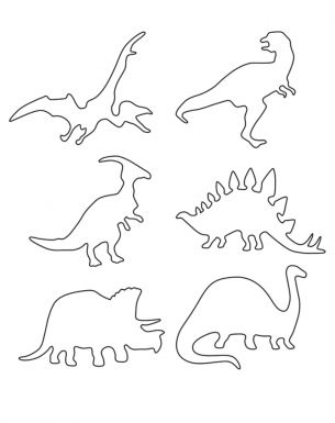 Printalbe dinosaur stencils printable crafts dinosaur stencil dinosaur crafts printable crafts