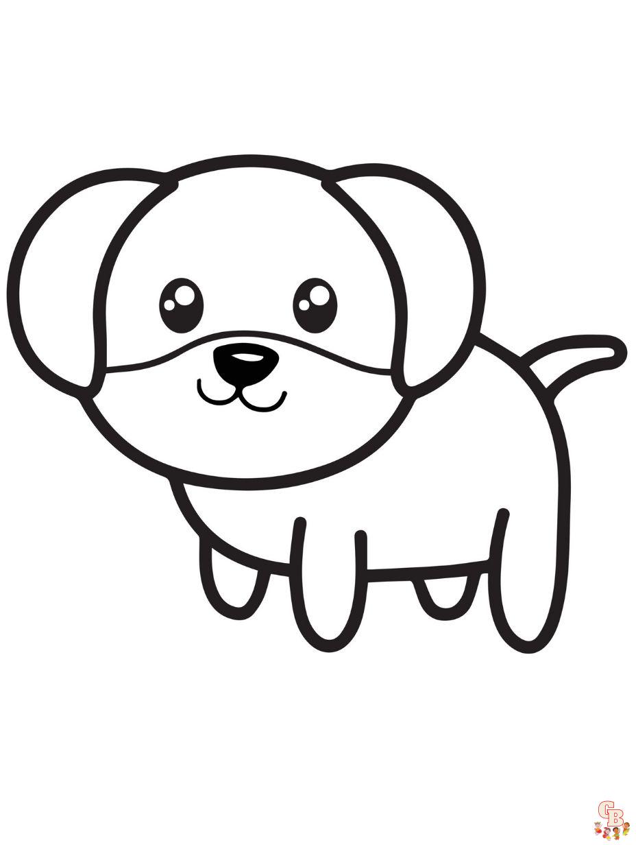 Dogs coloring pages to print