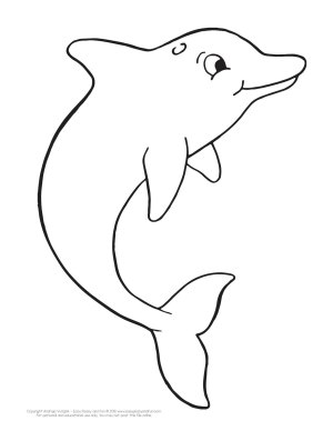 Dolphin coloring pages