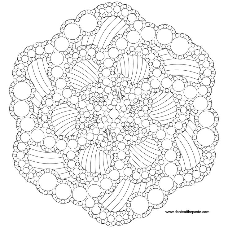 Dots mandala to color mandala coloring pages mandala dots painting patterns