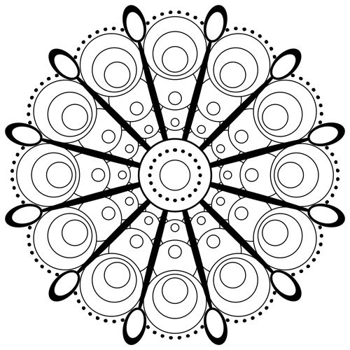 Free printable mandala coloring page have fun coloring in this simple design t by the mandala girlâ in mandala stencils mandala coloring pages dot t painting