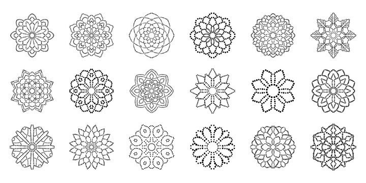 Mandala dots images â browse photos vectors and video