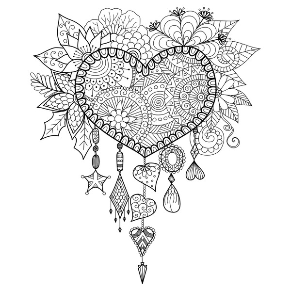 Dream catcher coloring pages royalty