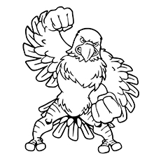 Cute eagle coloring pages for your little ones