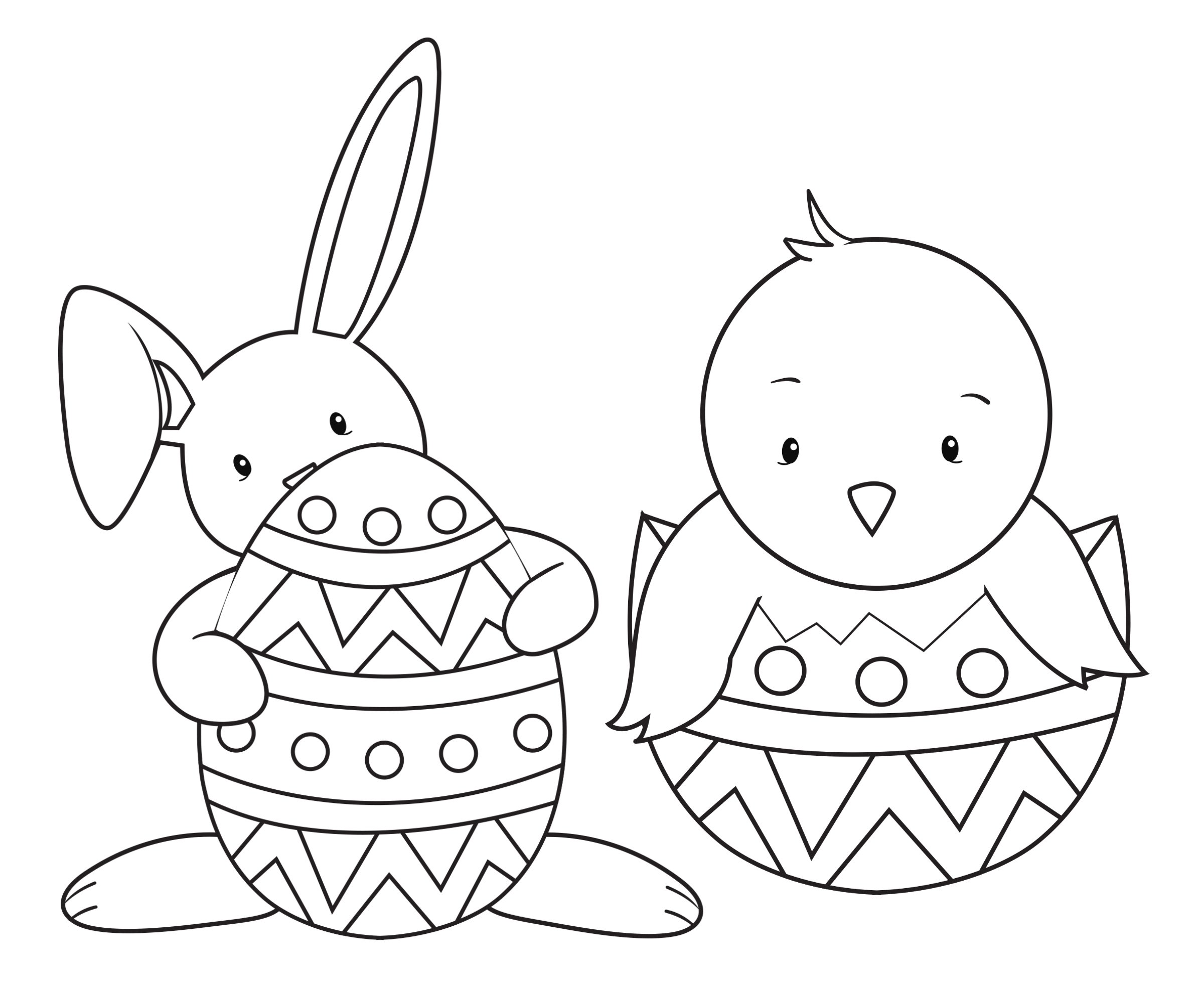 Easter coloring pages for kids