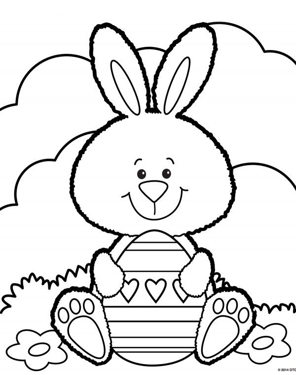 Printable easter colouring pages for kids