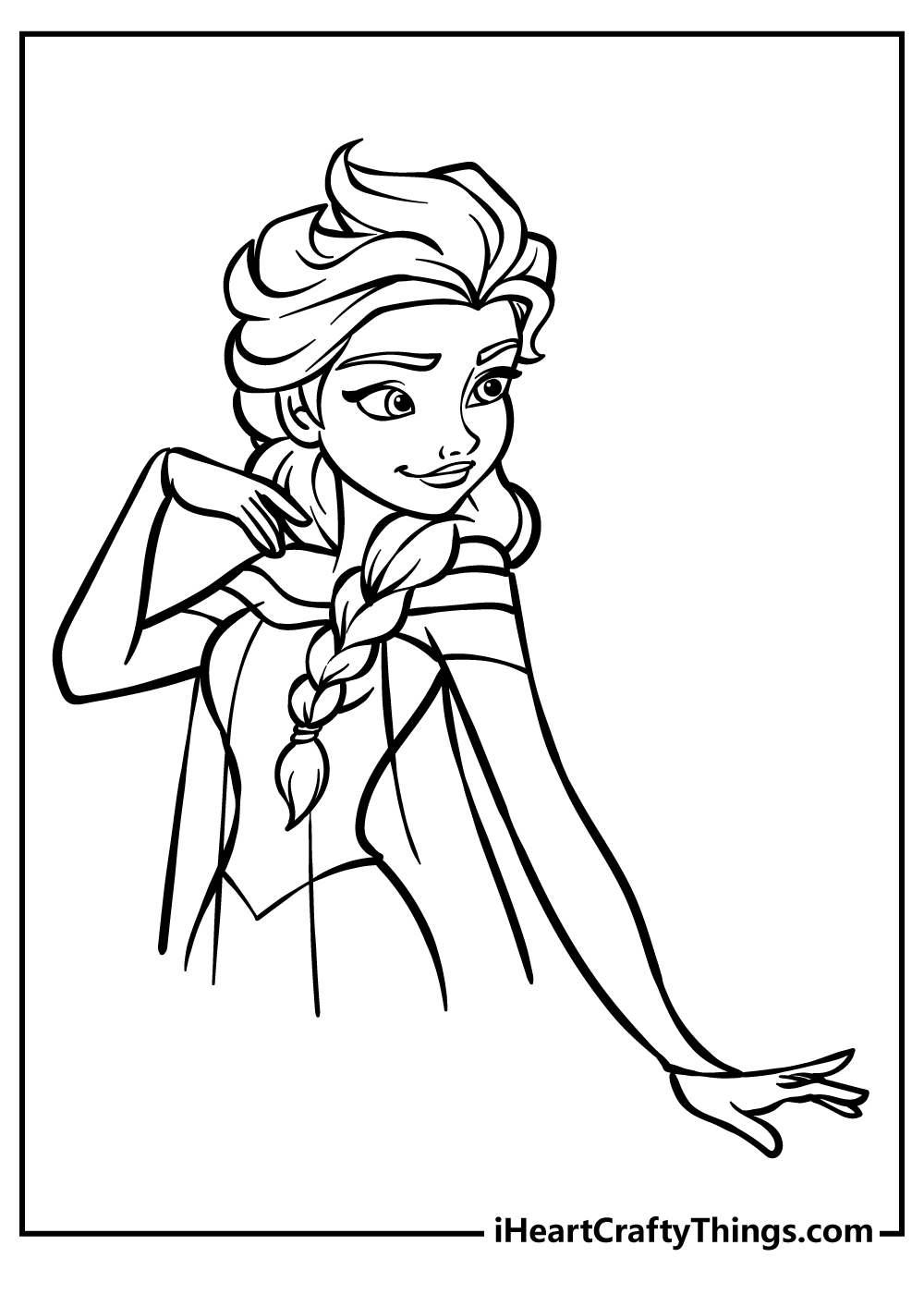 Elsa coloring pages free printables