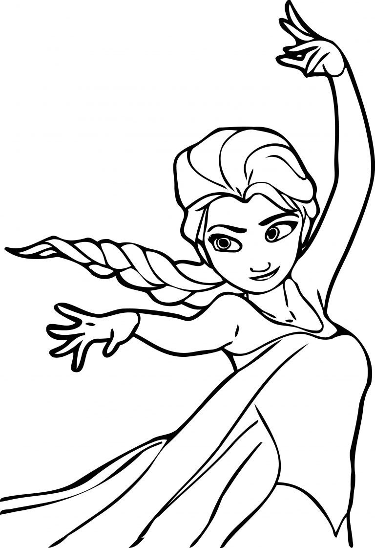 Free printable elsa coloring pages for kids