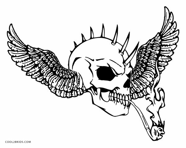 Printable skulls coloring pages for kids skull coloring pages coloring pages skull drawing