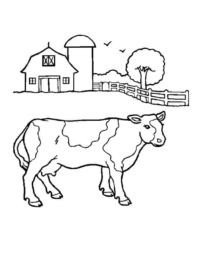 Try out these fun farm coloring pages for kids