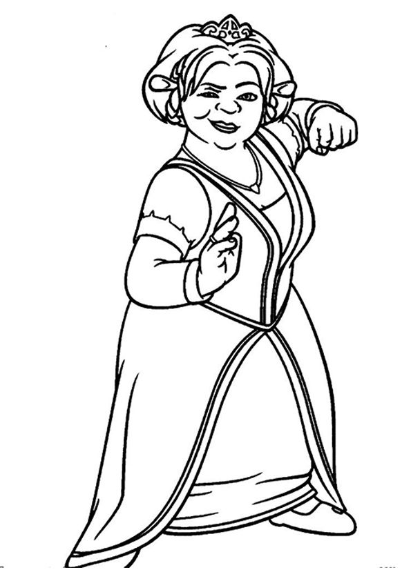 Coloring pages the fiona coloring pages