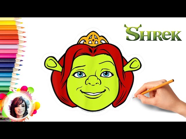 How to draw princess fiona shrek