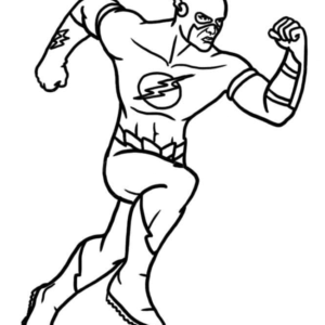 The flash coloring pages printable for free download