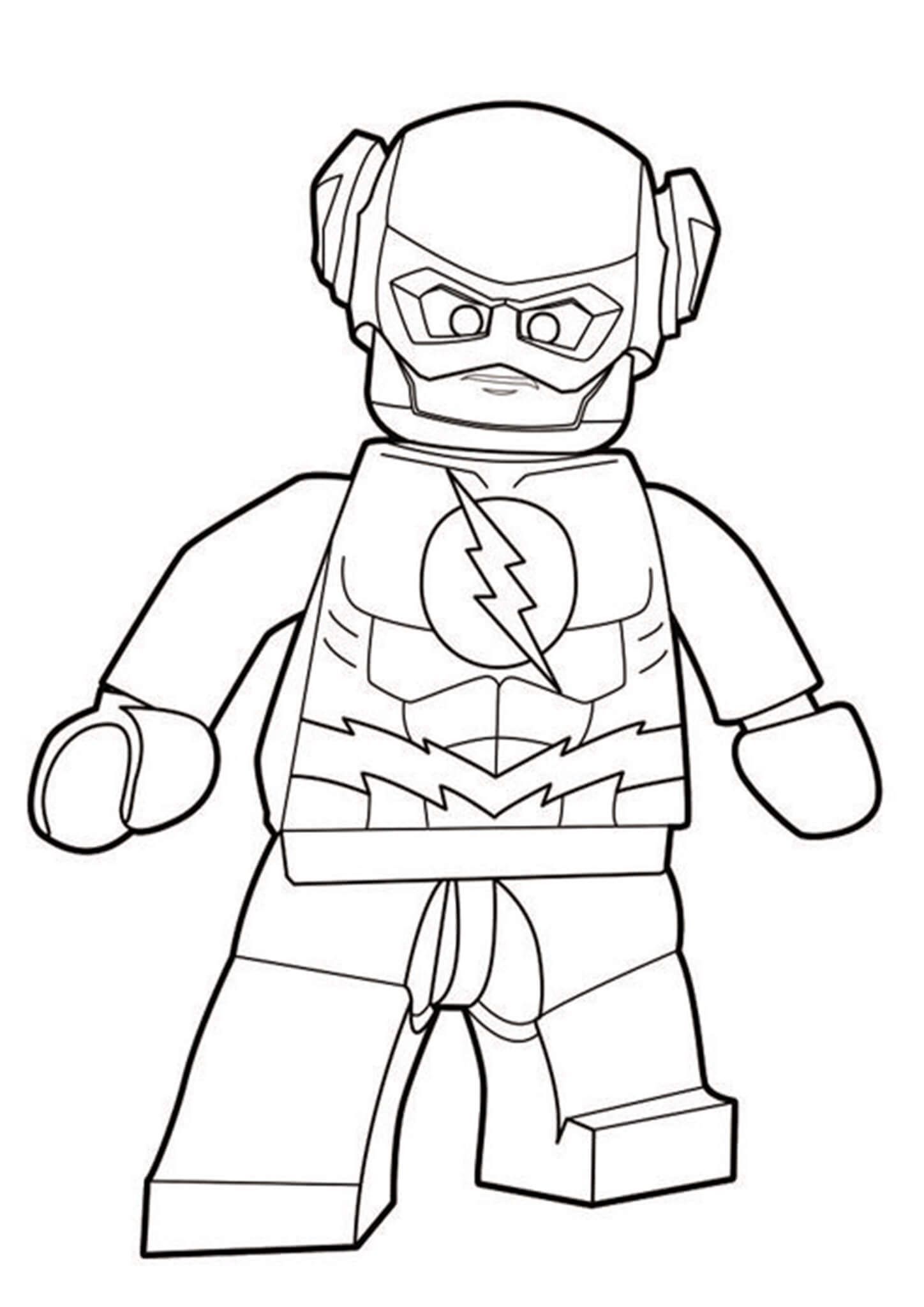 Free easy to print flash coloring pages lego coloring pages lego coloring superhero coloring pages