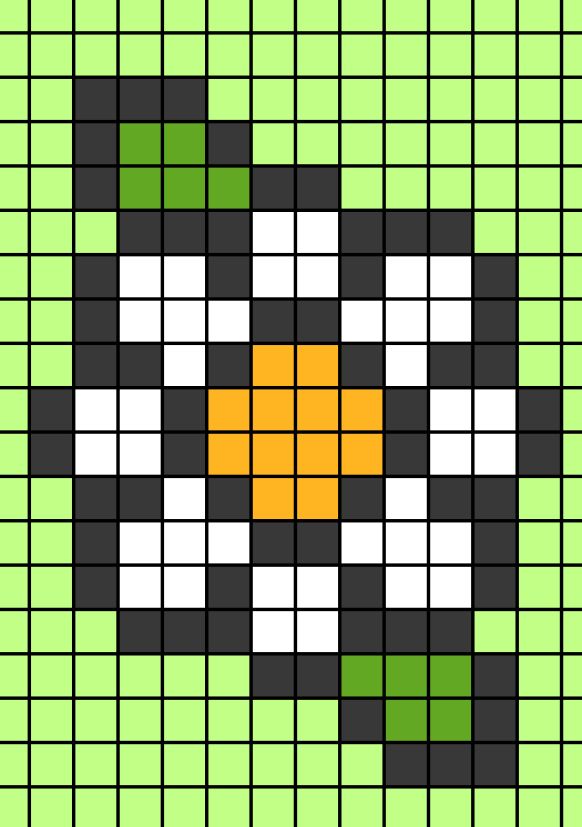 Flower pixel art pixel art pattern pixel art easy pixel art