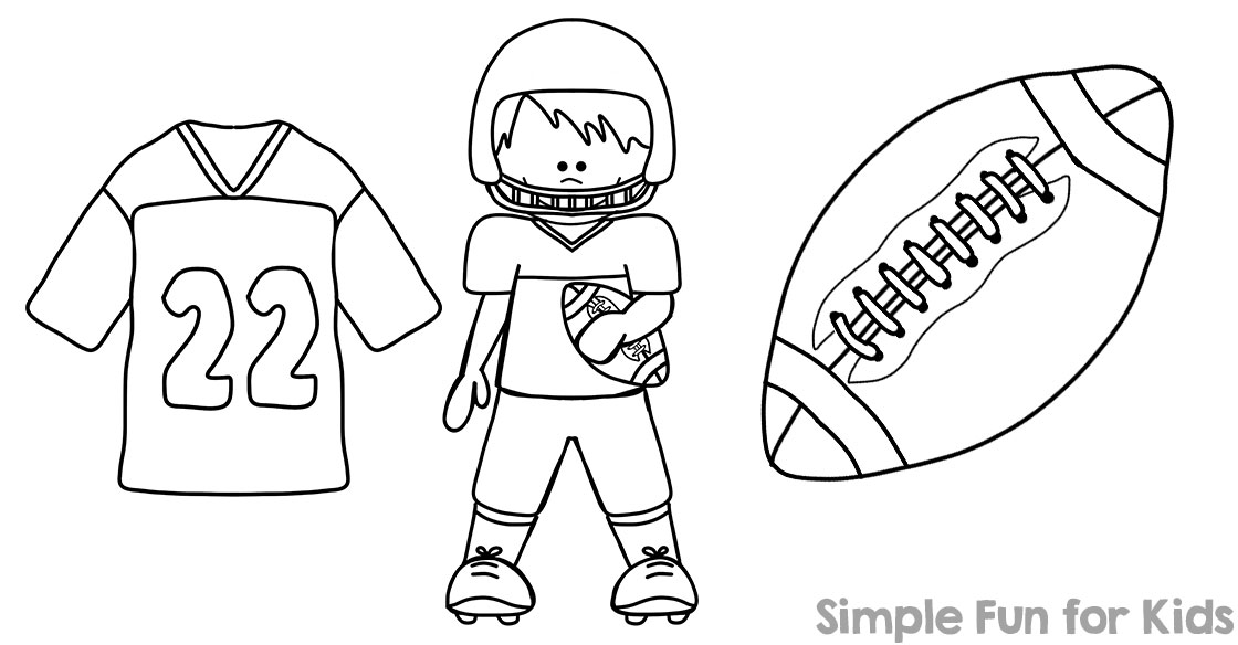 Football coloring pages