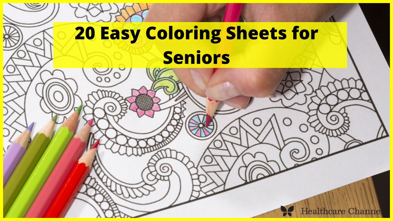 Easy loring sheets for seniors