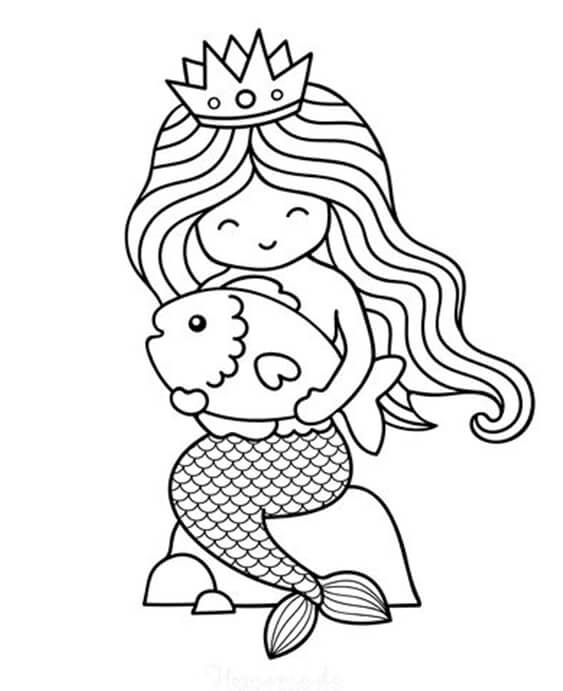 Free easy to print cute coloring pages