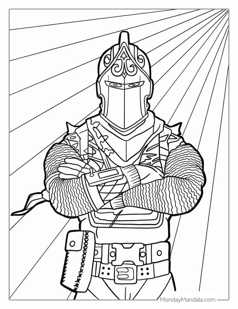 Fortnite coloring pages free pdf printables