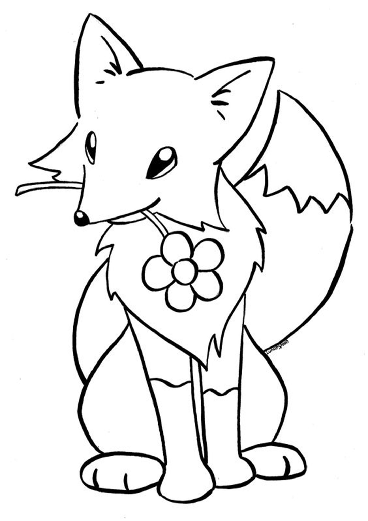 Free easy to print fox coloring pages fox coloring page puppy coloring pages pokemon coloring pages