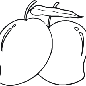 Cute fruit coloring pages printable for free download