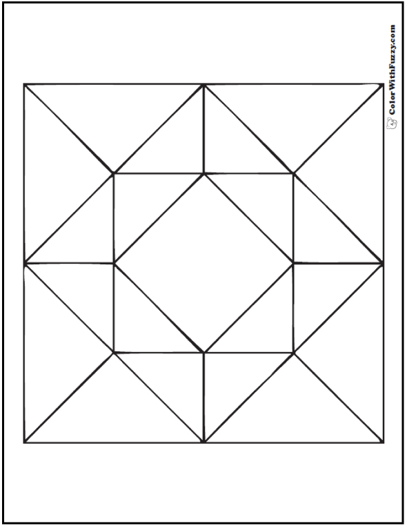 Geometric coloring sheet