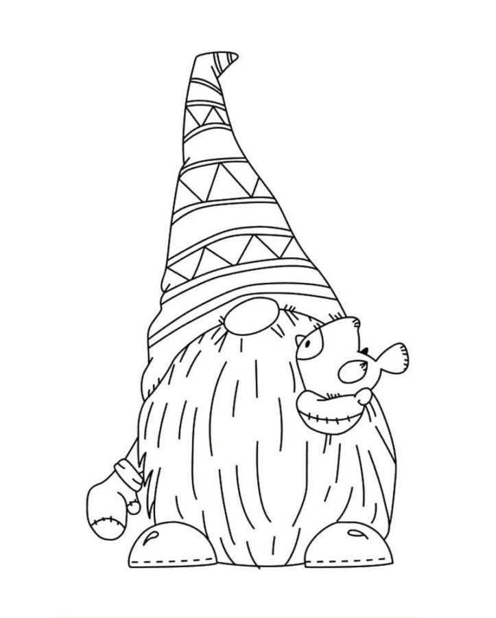 Gnome coloring pages pictures free printable christmas coloring pages coloring pages christmas colors