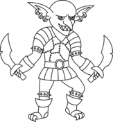 Goblin coloring pages free coloring pages