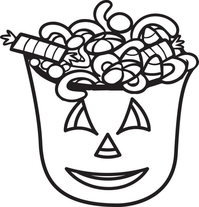 Printable halloween candy coloring page for kids coloriage bonbon bonbons dessin coloriage automne