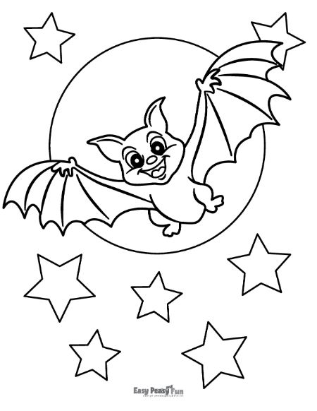 Printable bat coloring pages â sheets