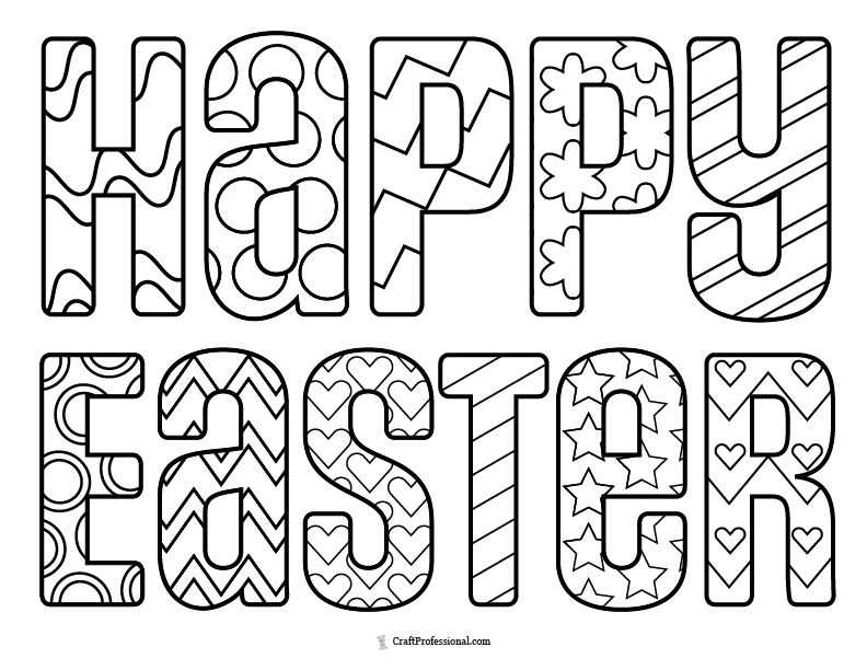 Easter coloring pages to print