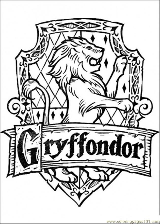 Harry potter printable coloring pages