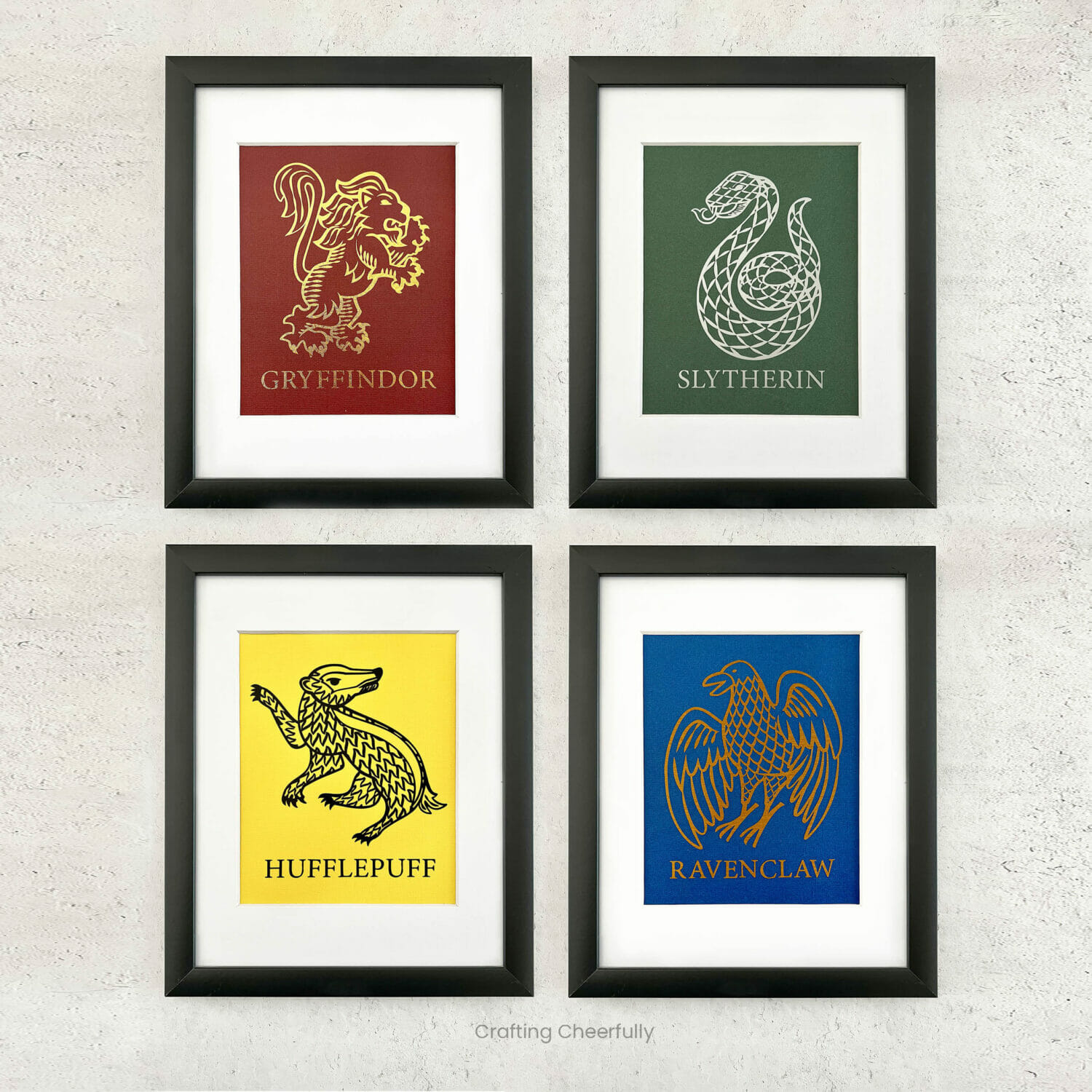 Diy harry potter wall art with your cricut