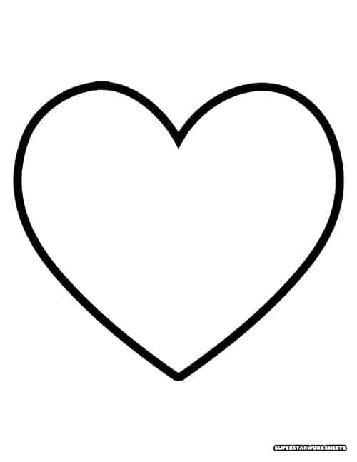 Heart coloring pages