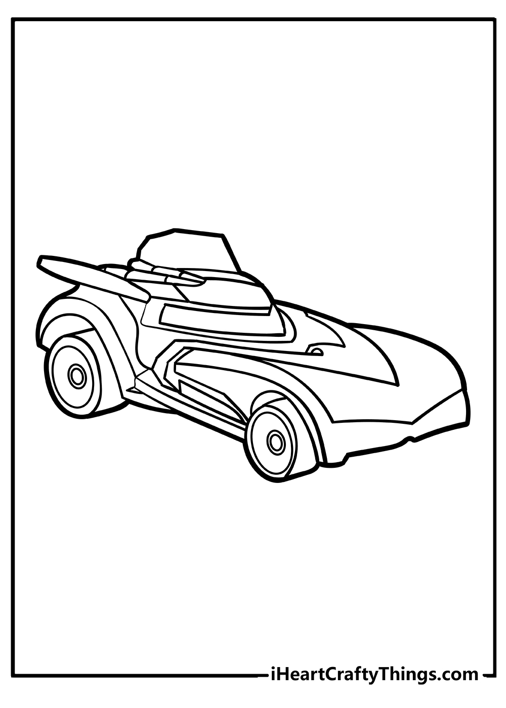 Hot wheels coloring pages free printables