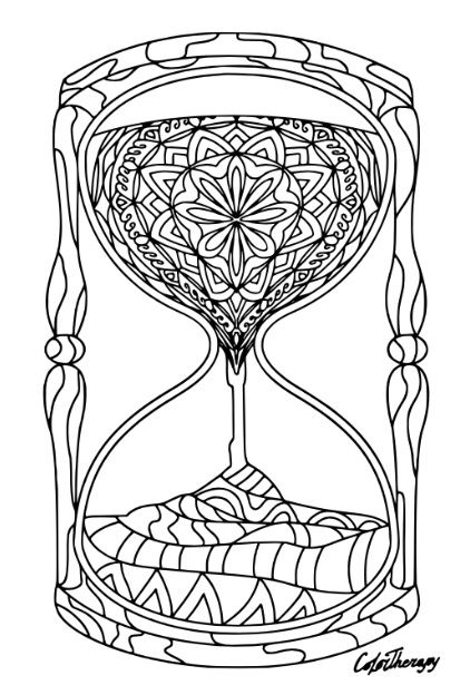 Hourglass to color using color therapy app for iphone and ipad try this app for free getcolortherapâ color therapy app coloring pages to print coloring pages