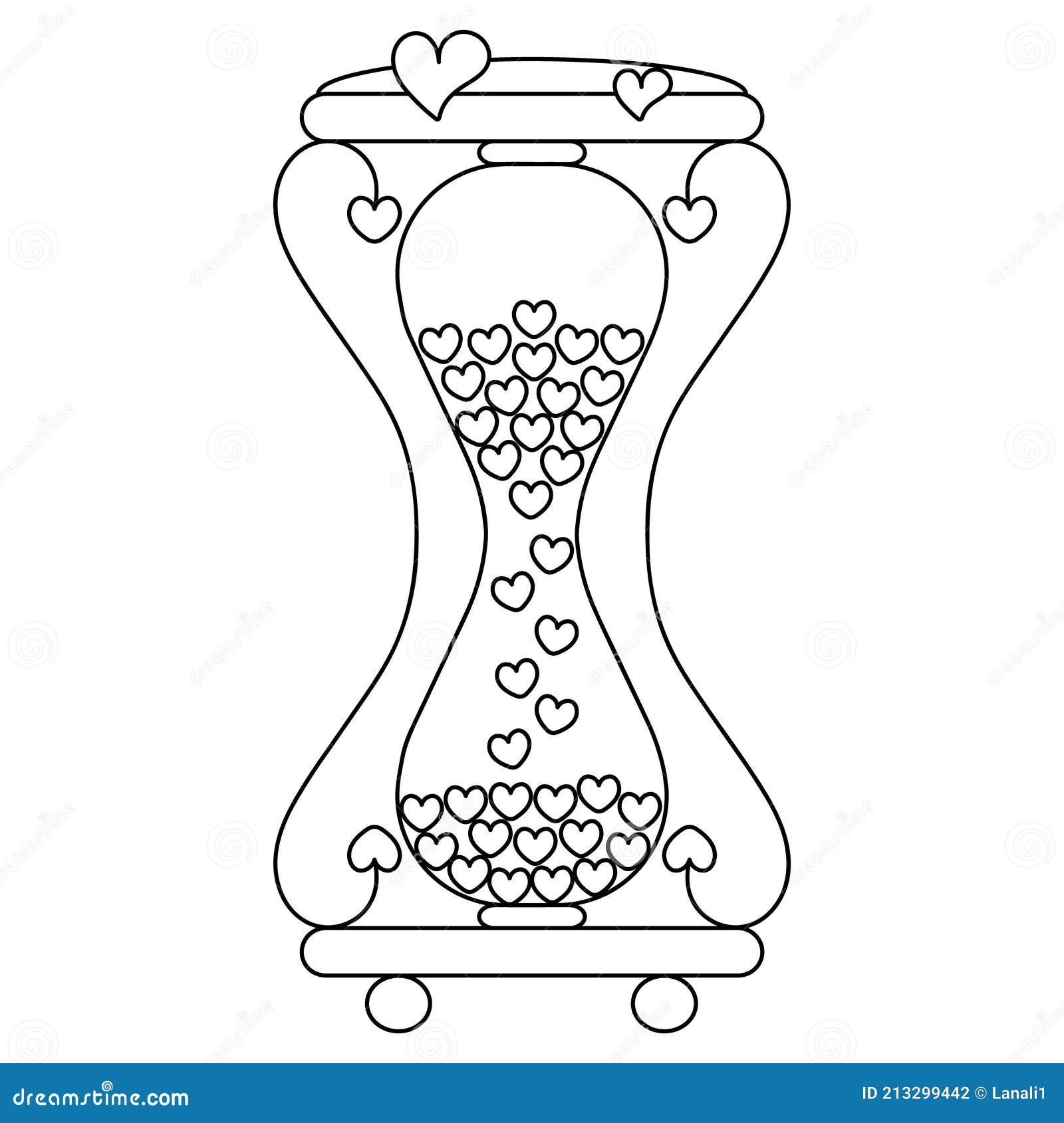 Hourglass coloring stock illustrations â hourglass coloring stock illustrations vectors clipart