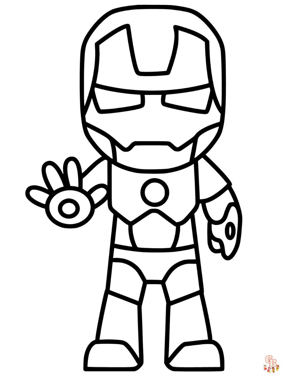 Iron man coloring pages print color your favorite hero