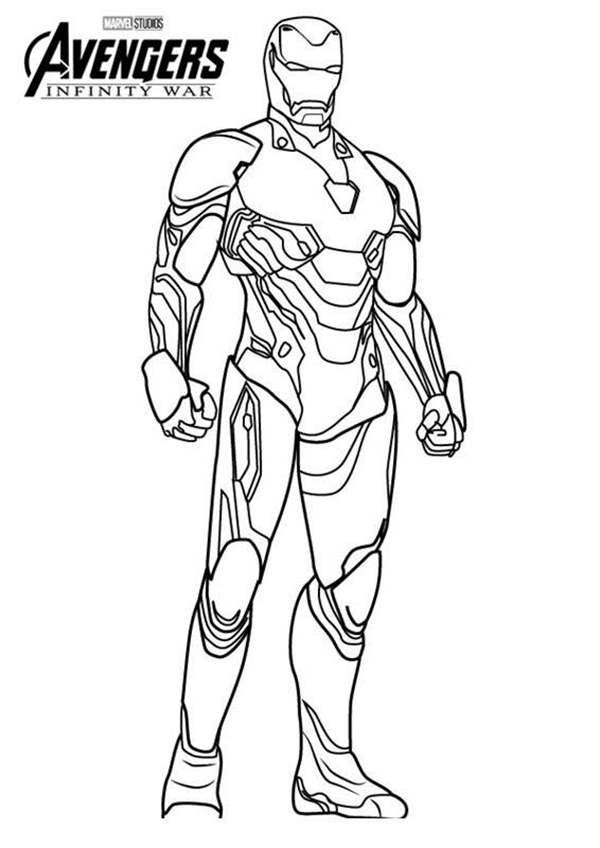 Fantastic iron man coloring pages ideas